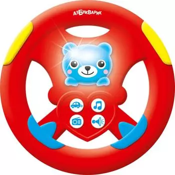 Игрушка Азбукварик Бип-бип Музыкальный руль