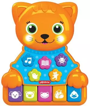Игрушка Азбукварик Музыкальные зверята Котик
