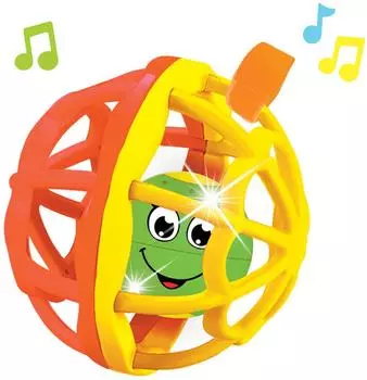 Игрушка Азбукварик Музыкальный мячик Хохотуша