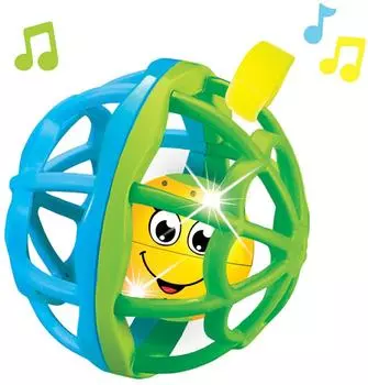 Игрушка Азбукварик Музыкальный мячик Хохотуша