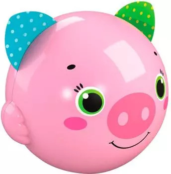 Игрушка Азбукварик Музыкальный мячик Смешинка Хрюшка