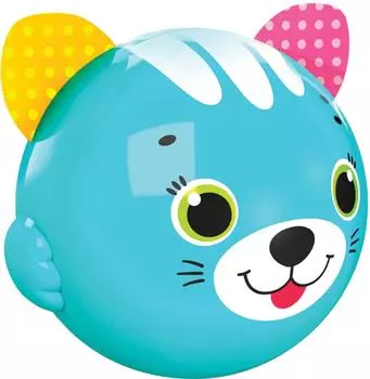 Игрушка Азбукварик Музыкальный мячик Смешинка Котик