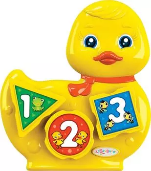 Игрушка Азбукварик Музыкальный сортер Уточка