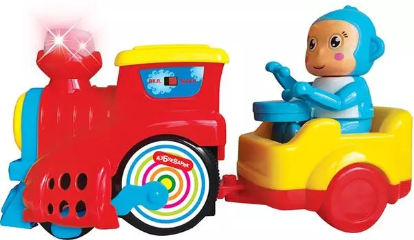 Игрушка Азбукварик Веселый паровозик
