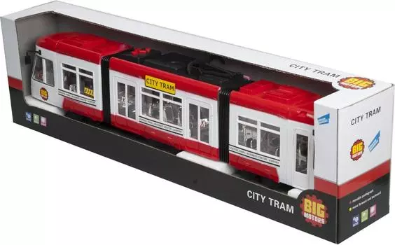 Игрушка Big Motors Городской трамвай 13.5см