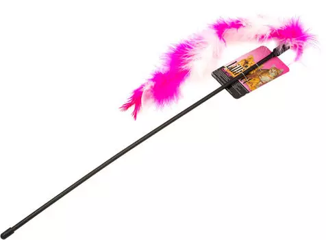 Игрушка для кошек Lilli Pet Удочка 46см в ассортименте