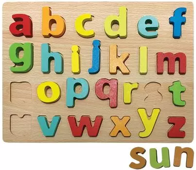 Игрушка Mapacha Вкладыши Английский алфавит