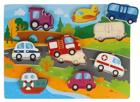 Игрушка Mapacha Вкладыши-фигурки Машинки