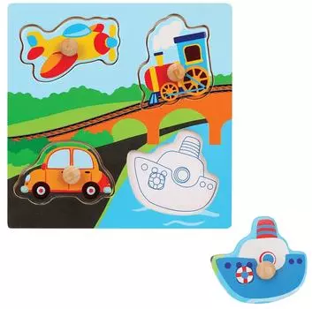 Игрушка Mapacha Вкладыши Транспорт