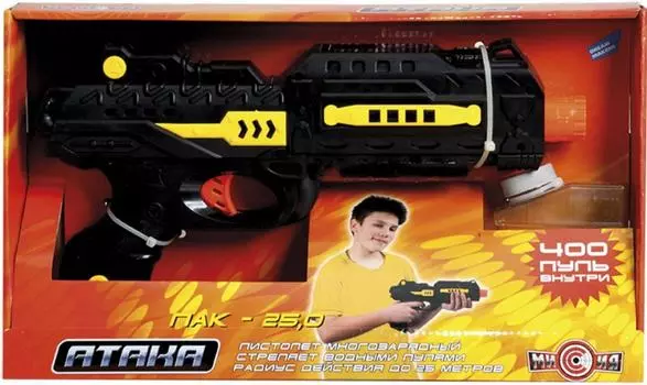 Игрушка Mission Target Пистолет Атака ПАК-25 22см
