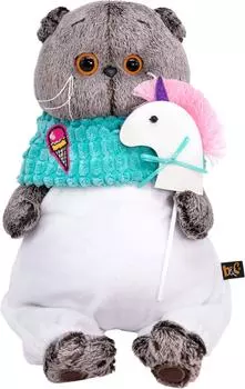Игрушка мягкая Budi Basa Басик с единорогом 21см