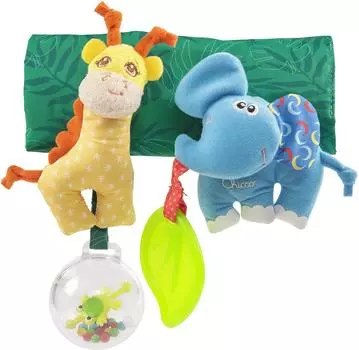 Игрушка на коляску Chicco Жираф и Слоник