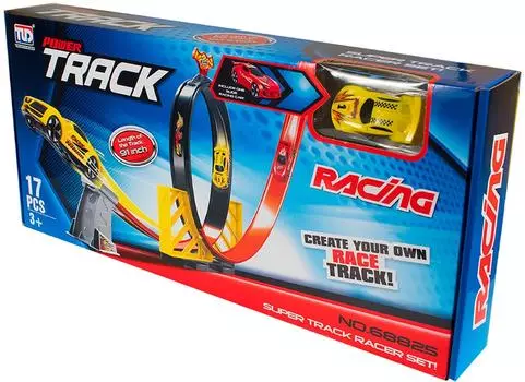 Игрушка Qunxing Toys Гоночный трек Крутой вираж