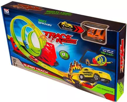 Игрушка Qunxing Toys Гоночный трек Тройная петля