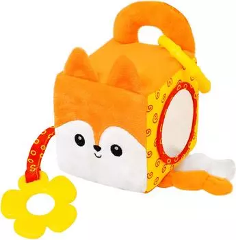 Игрушка развивающая Мякиши Кубик Лисичка Апельсинка