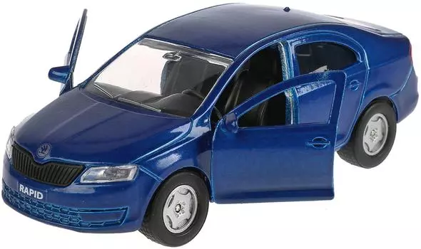 Игрушка Технопарк Skoda Rapid синяя