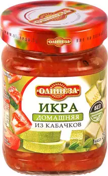 Икра кабачковая Олинеза Домашняя 250г