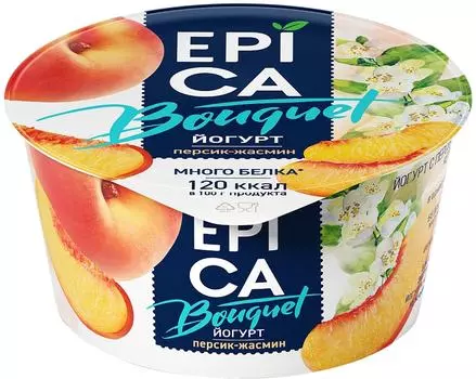 Йогурт Epica Bouquet Персик-жасмин 4.8% 130г