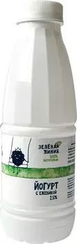 Йогурт Маркет Зеленая линия с ежевикой 2.5% 500г