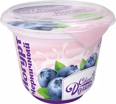 Йогурт Северная Долина черничный 3.5% 250г