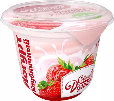 Йогурт Северная Долина клубничный 3.5% 250г