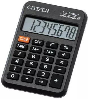 Калькулятор Citizen LC-110NR карманный