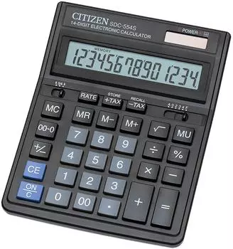 Калькулятор Citizen SDC-554S настольный