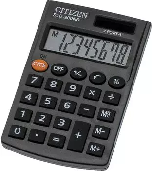 Калькулятор Citizen SLD-200NR карманный