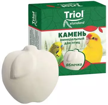 Камень для птиц Triol Standard минеральный Яблочко