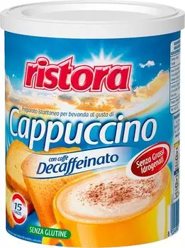 Капучино Ristora Decaffeinato декофеинизированный 250г