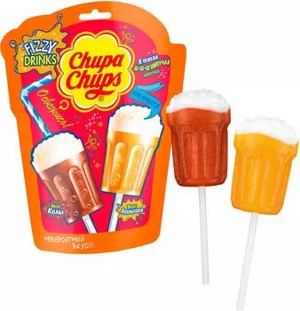 Карамель Chupa Chups Кола и апельсин 105г