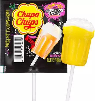 Карамель Chupa Chups тропические фрукты 15гс доставкой!