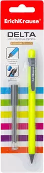 Карандаш механический Erich Krause Delta 0.5мм + 20 грифелей в ассортименте