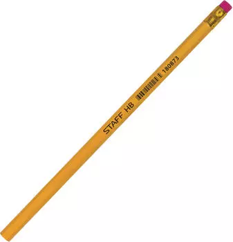 Карандаш Staff Everyday чернографитный с резинкой HB