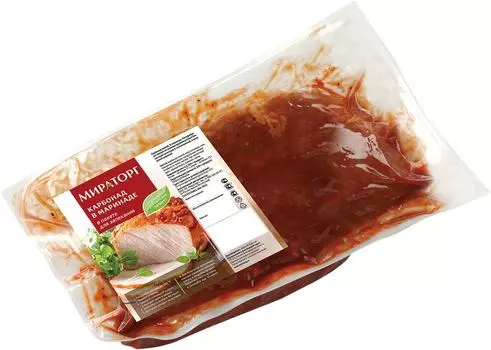 Карбонад свиной Мираторг в маринаде 0.9-1.3кг
