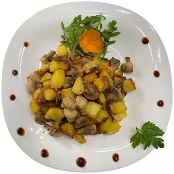 Картофель жареный Домашняя Кухня с грибами 600г