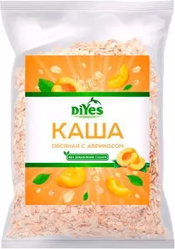 Каша DiYes Овсяная с абрикосом 350г