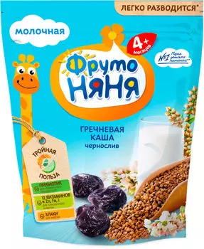 Каша ФрутоНяня Гречневая Чернослив с 4 месяцев 200г