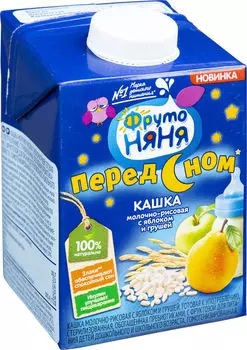Каша ФрутоНяня Молочно-рисовая Яблоко-Груша 500г
