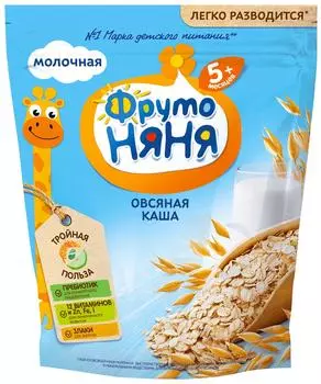 Каша ФрутоНяня Овсяная злаковая с 5 месяцев 200г