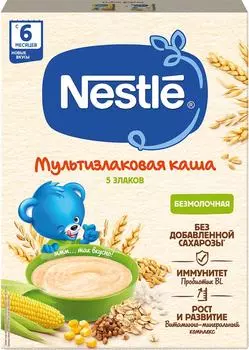 Каша Nestle Мультизлаковая безмолочная 200г