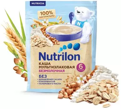 Каша Nutrilon Мультизлаковая безмолочная 180г