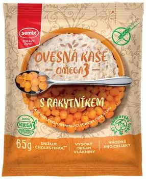 Каша Semix овсяная с ягодами облепихи 65г