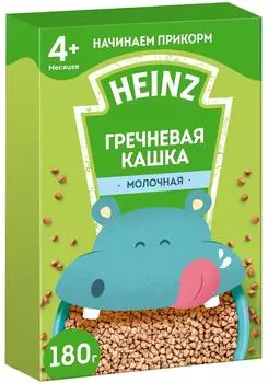 Кашка гречневая Heinz Молочная 180г