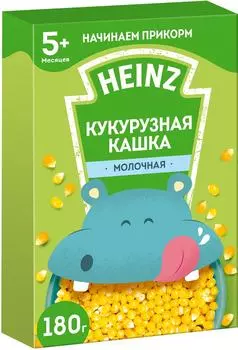 Кашка кукурузная Heinz Молочная 180г