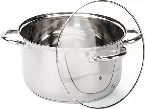 Кастрюля Attribute Simple с крышкой 6л