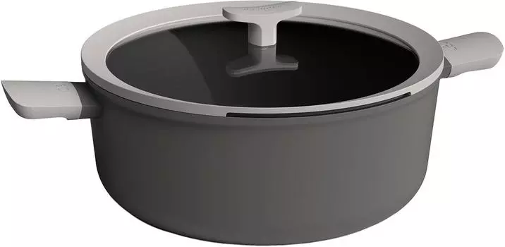 Кастрюля Berghoff Leo с крышкой 6.2л 28смс доставкой!