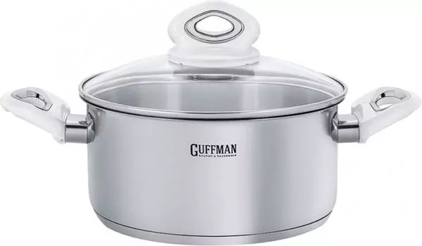 Кастрюля Guffman Amore со стеклянной крышкой 2.8л 20см