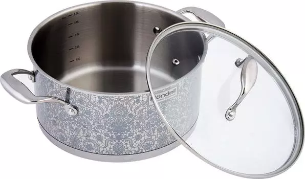 Кастрюля Rondell 1055 с крышкой 24см 5л