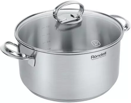 Кастрюля Rondell Zart с крышкой 24см 5.1л
